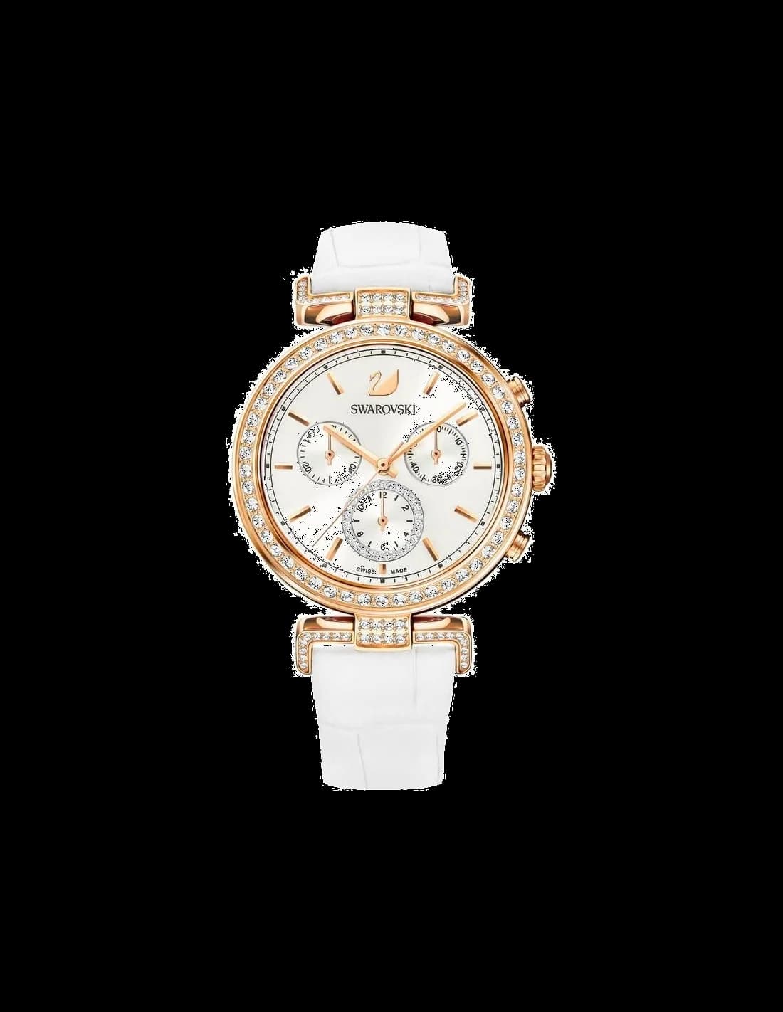 Swarovski 5295369 vue de côté, bracelet cuir