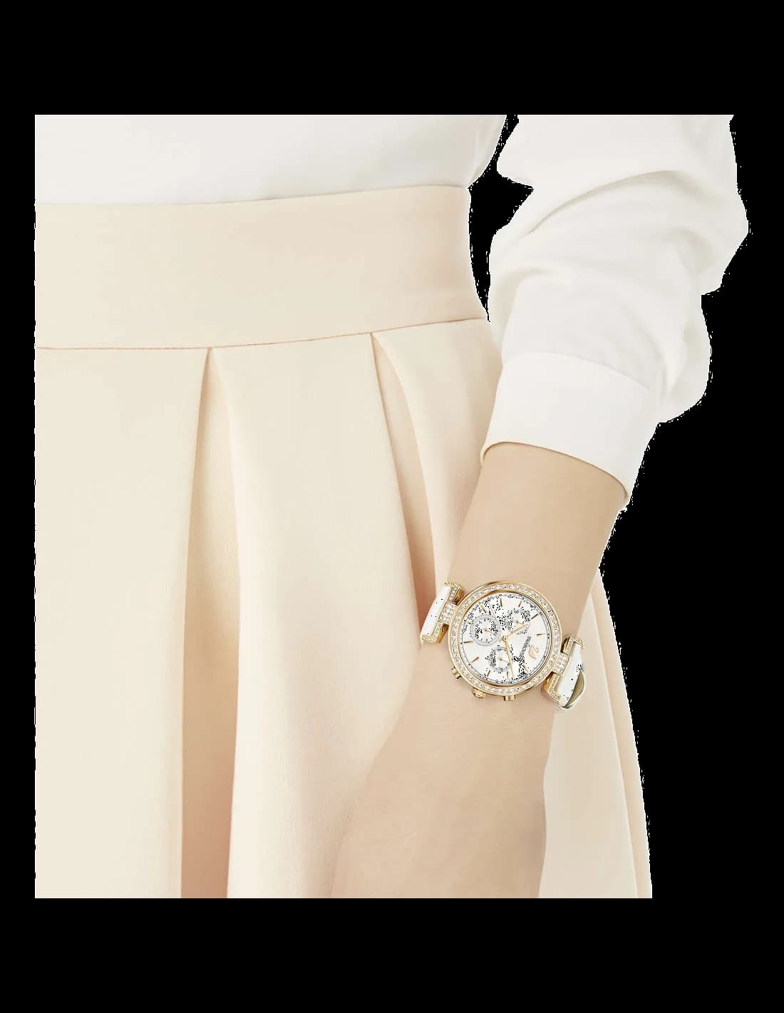 Maillons et fermoir du bracelet cuir, Swarovski 5295369