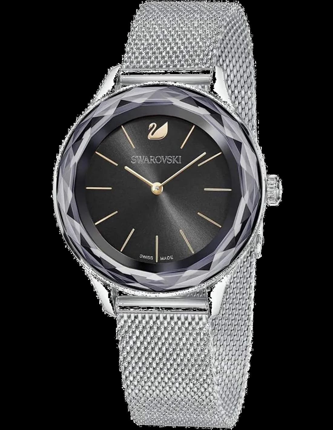 Swarovski 5430420 vue de côté, bracelet acier