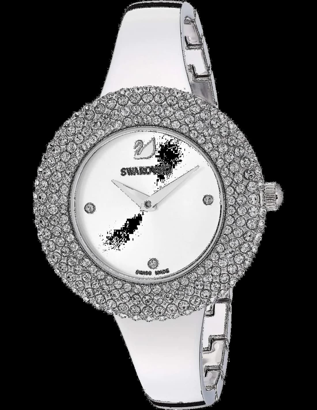 Swarovski 5483853 vue de côté, bracelet acier