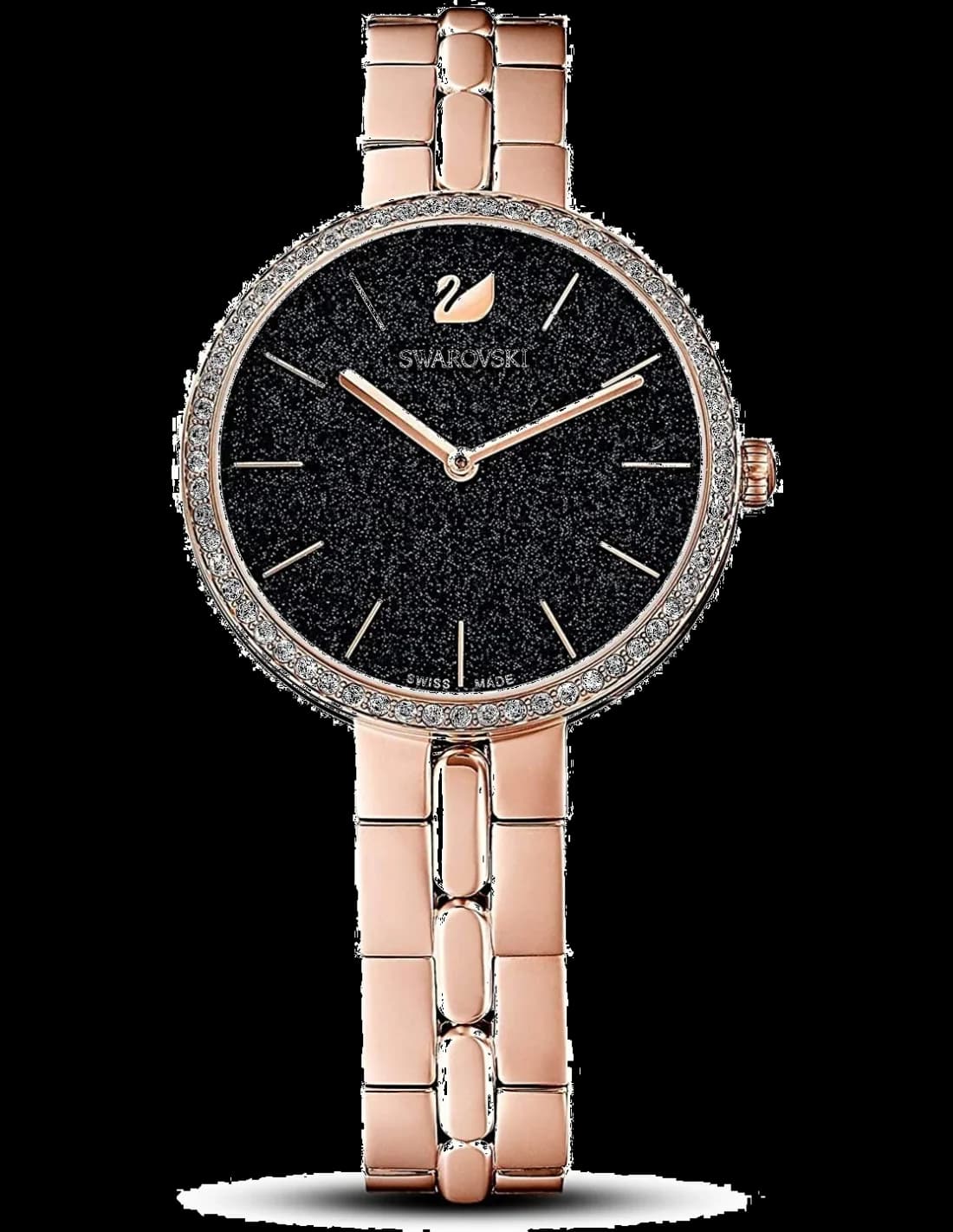 Swarovski 5517797 vue de côté, bracelet acier