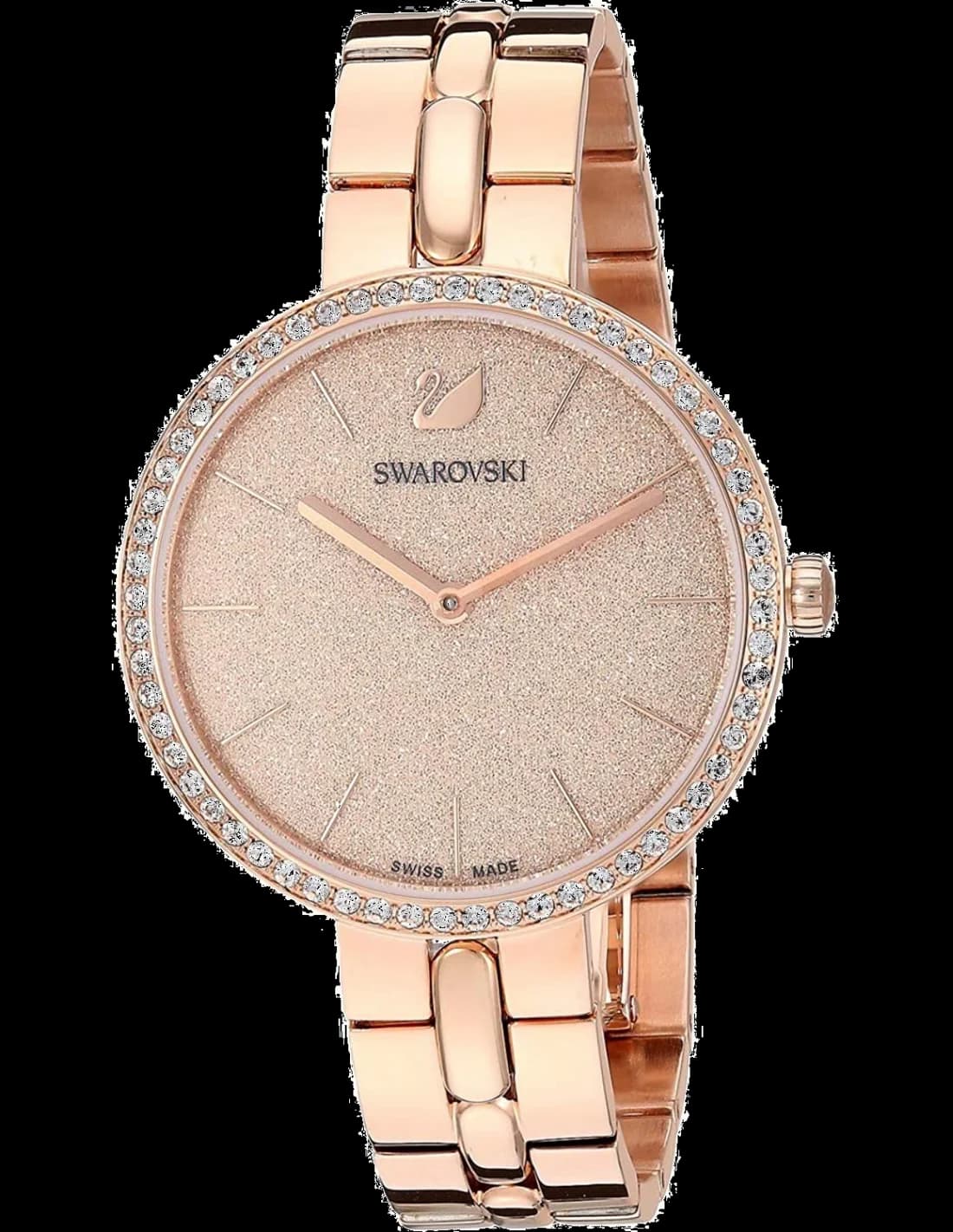 Swarovski 5517800 vue de côté, bracelet acier