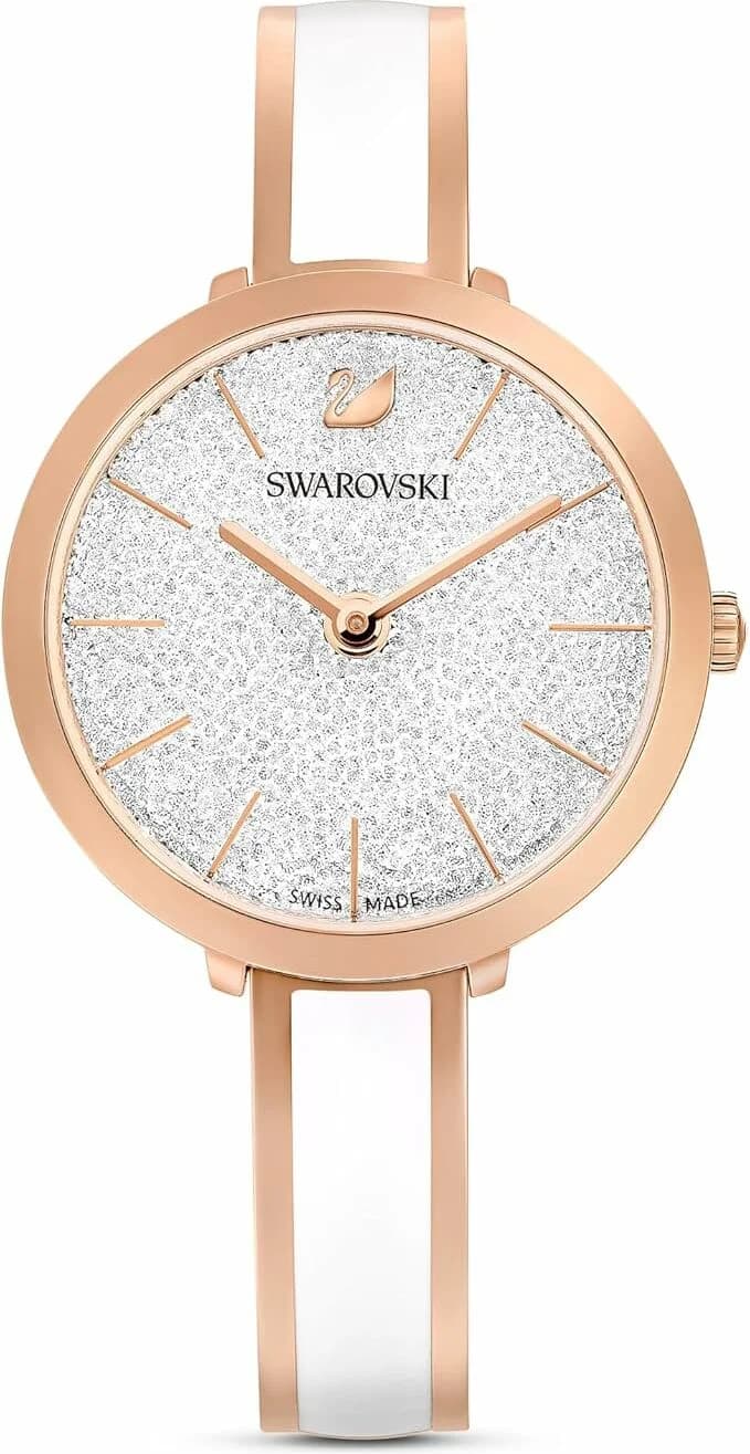 Swarovski 5580541 vue de côté, bracelet acier