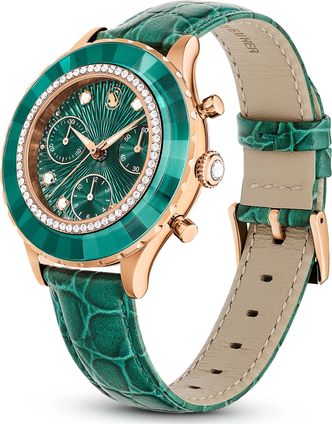 Maillons et fermoir du bracelet cuir, Swarovski 5672931