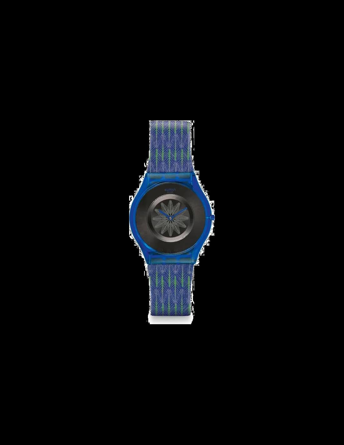 Montre Femme Swatch For the Love of Pattern SFS102  Bleu vue 2