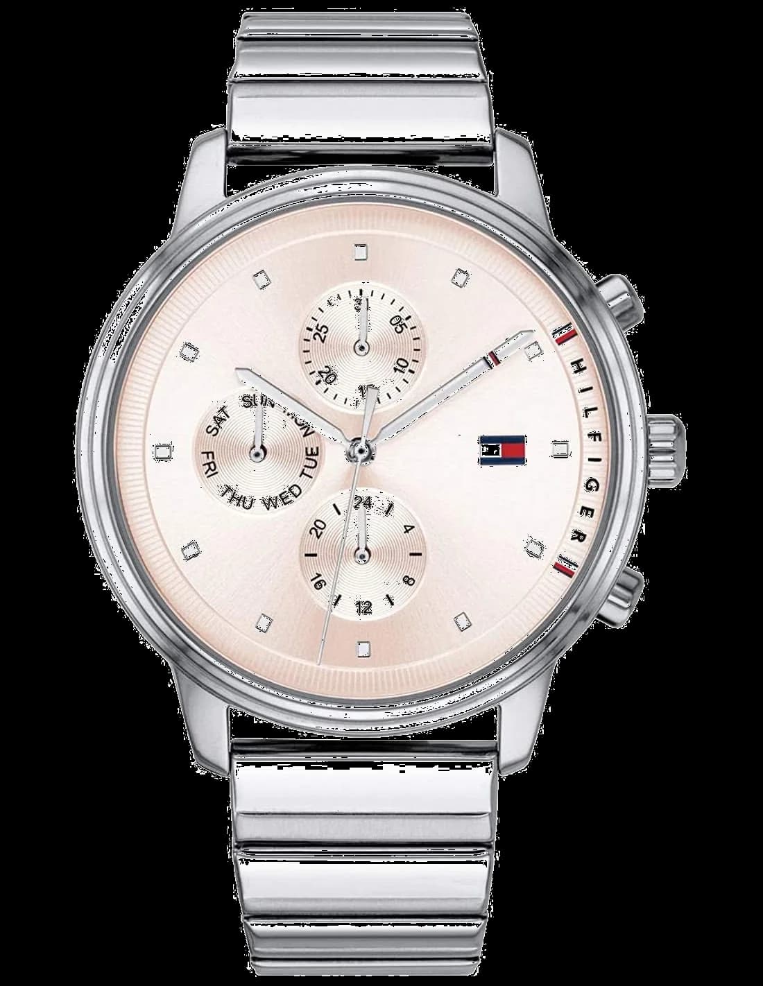 Tommy Hilfiger 1781904 vue de côté, bracelet acier