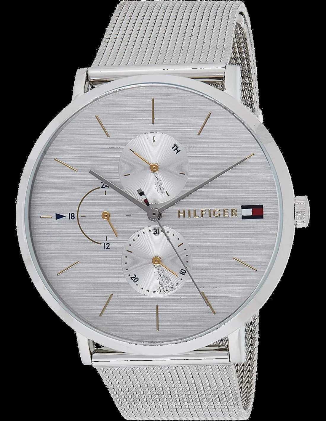 Tommy Hilfiger 1781942 vue de côté, bracelet acier