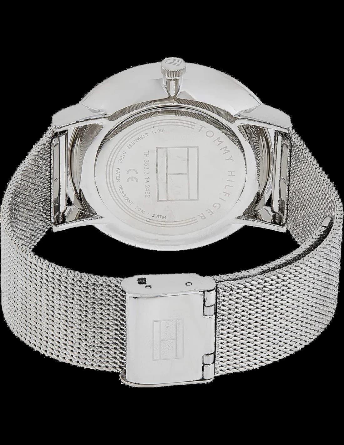 Tommy Hilfiger 1781942 côté fond de boîtier argent