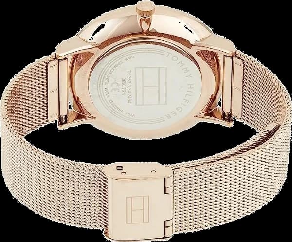 Montre Tommy Hilfiger 1781944 Jenna en maille milanaise or rose vue 4