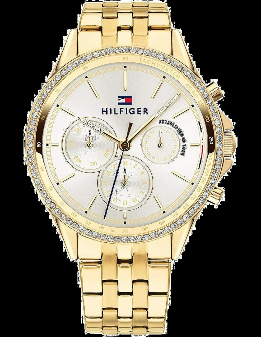 Tommy Hilfiger 1781977 vue de côté, bracelet acier