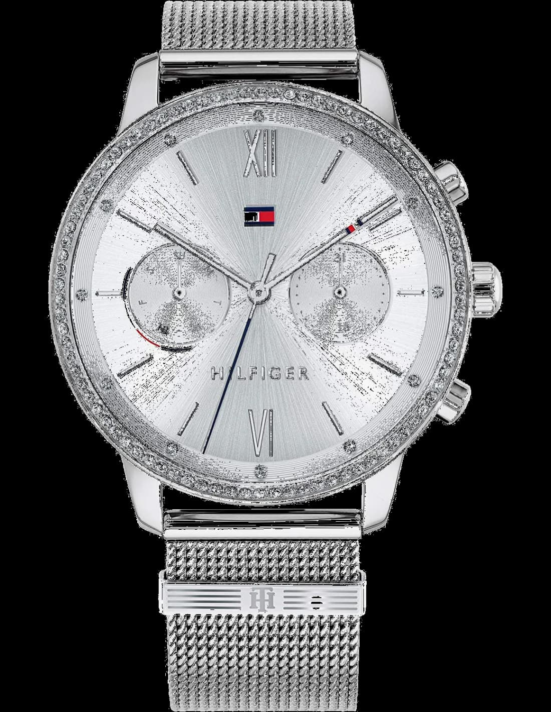 Tommy Hilfiger 1782301 vue de côté, bracelet acier