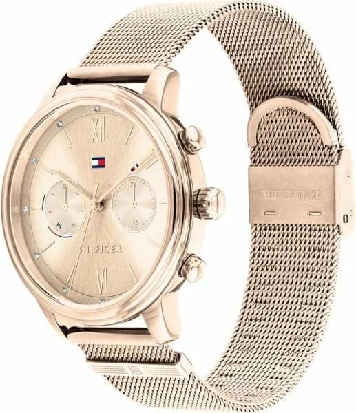 Tommy Hilfiger 1782303 Rose Gold Milanese Mesh Women's Watch vue 3