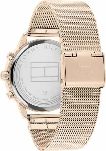 Tommy Hilfiger 1782303 Rose Gold Milanese Mesh Women's Watch vue 4