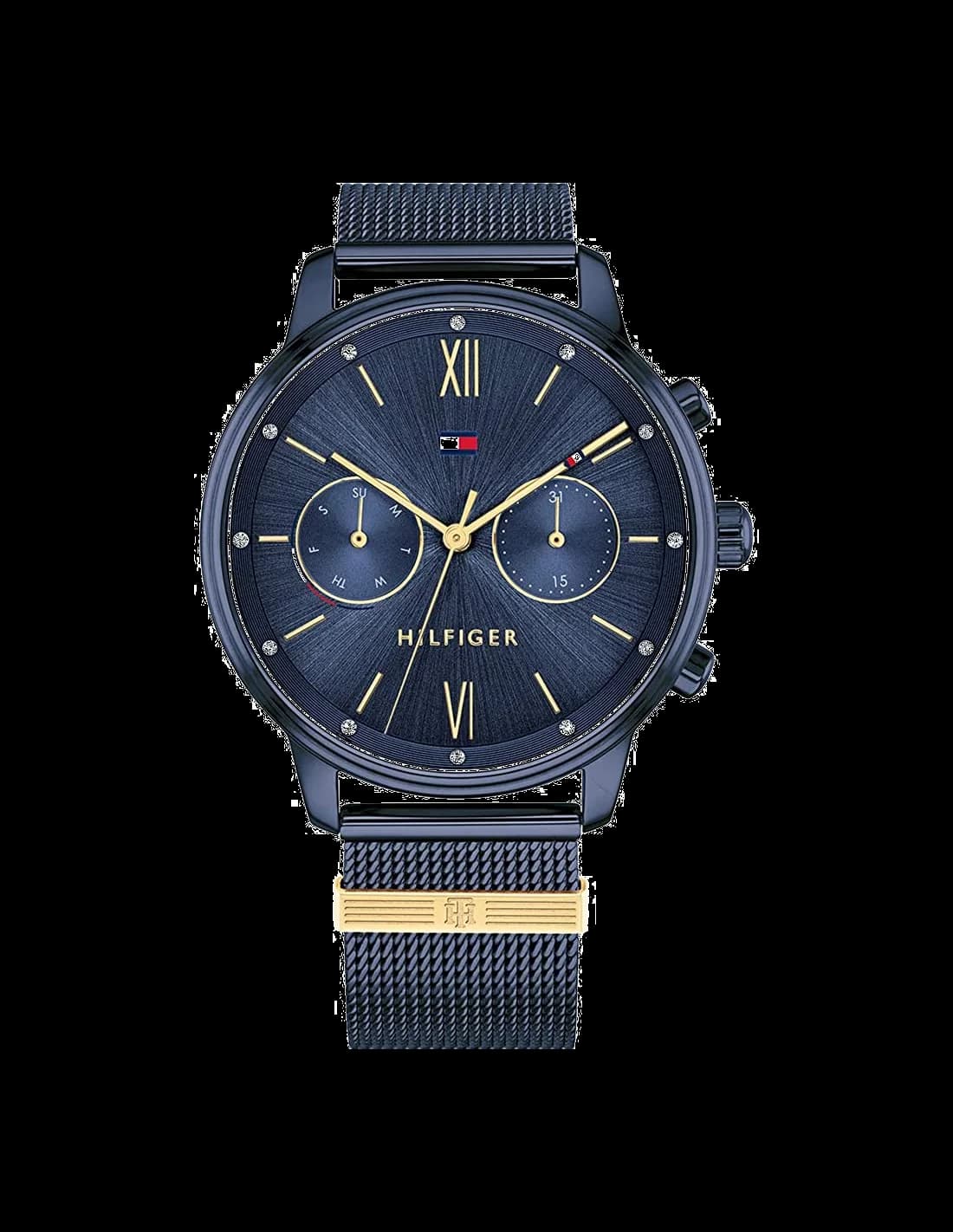 Tommy Hilfiger 1782305 vue de côté, bracelet acier