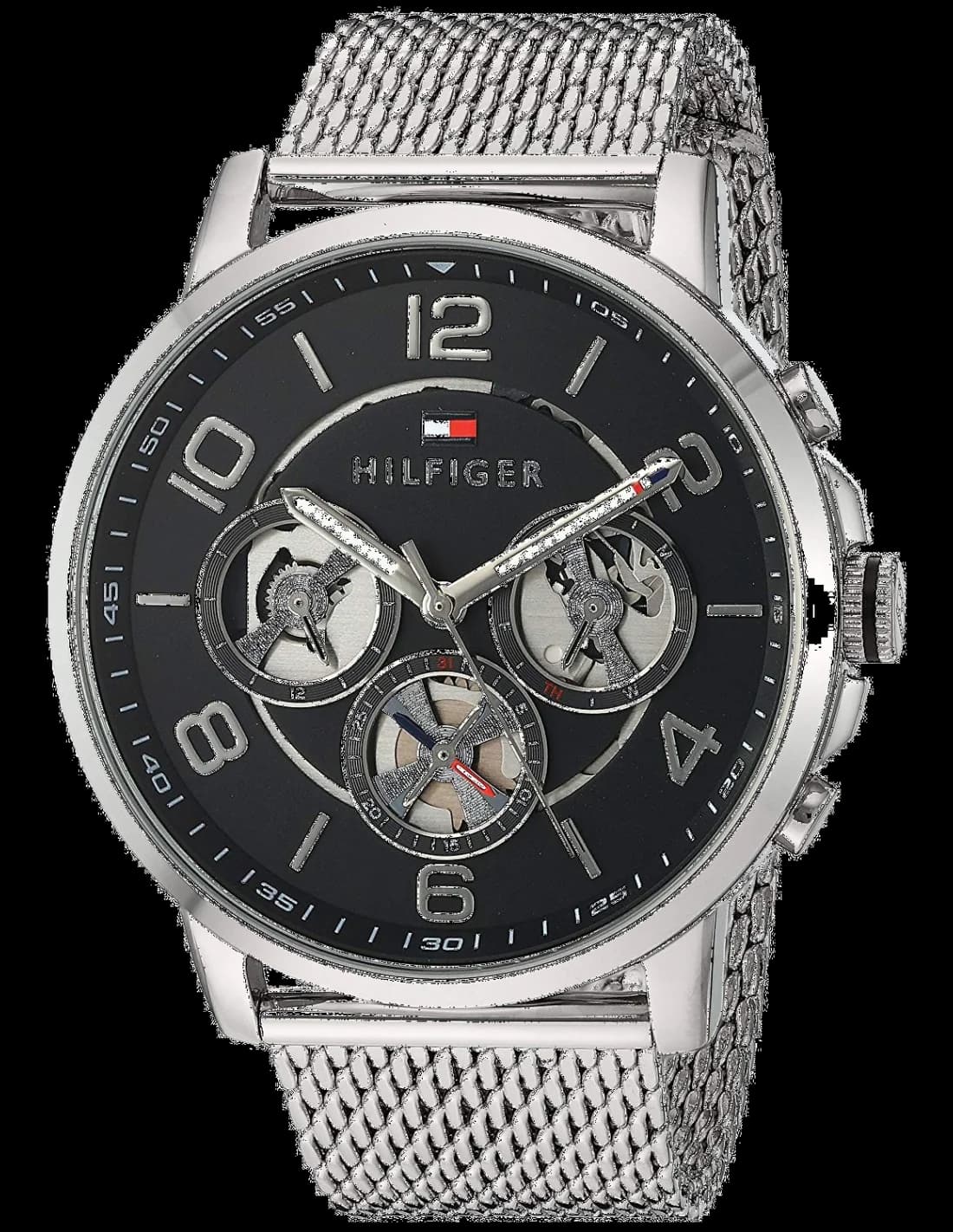 Tommy Hilfiger 1791292 vue de côté, bracelet acier
