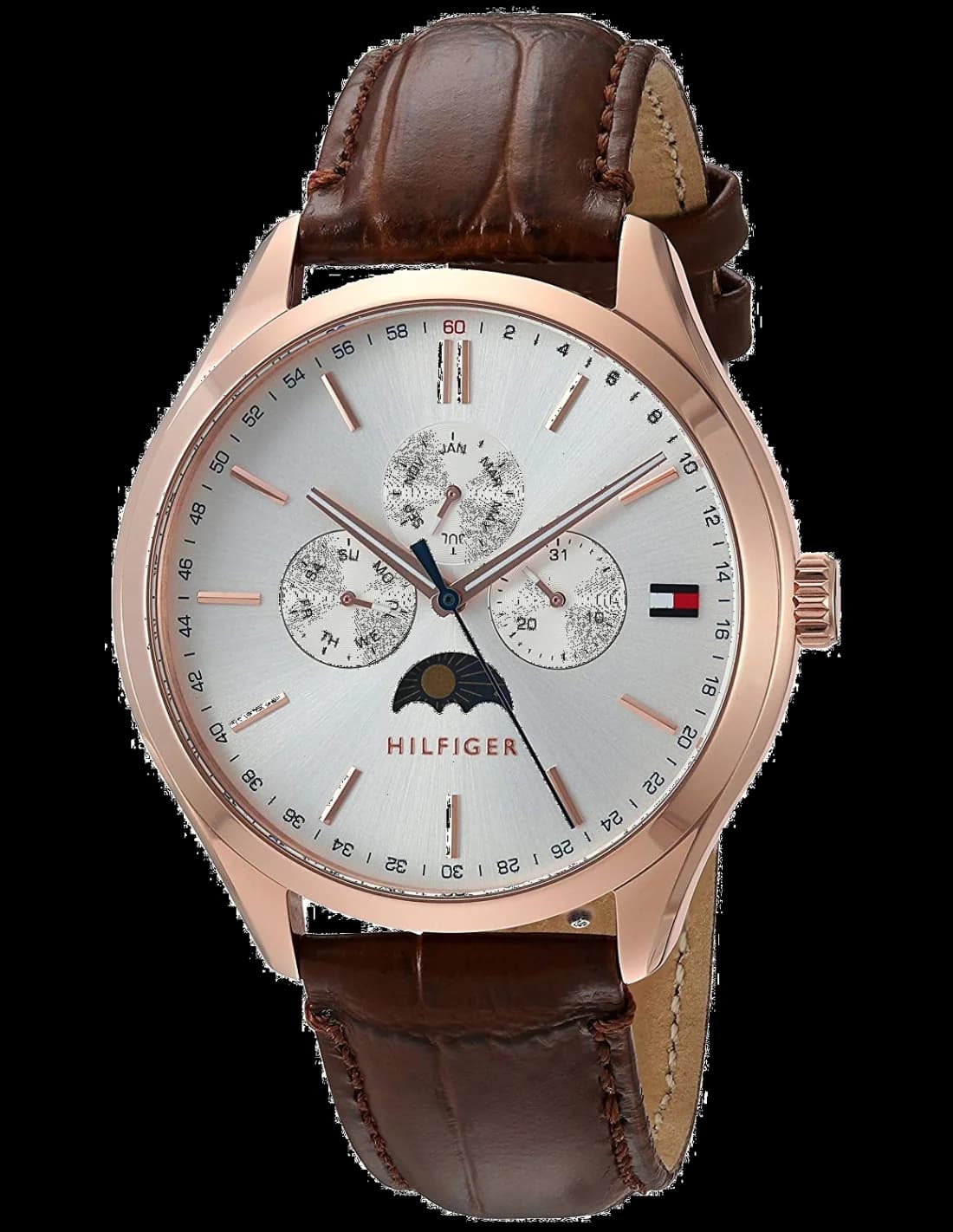 Montre Tommy Hilfiger 1791306 Oliver Bracelet Cuir Marron vue 2