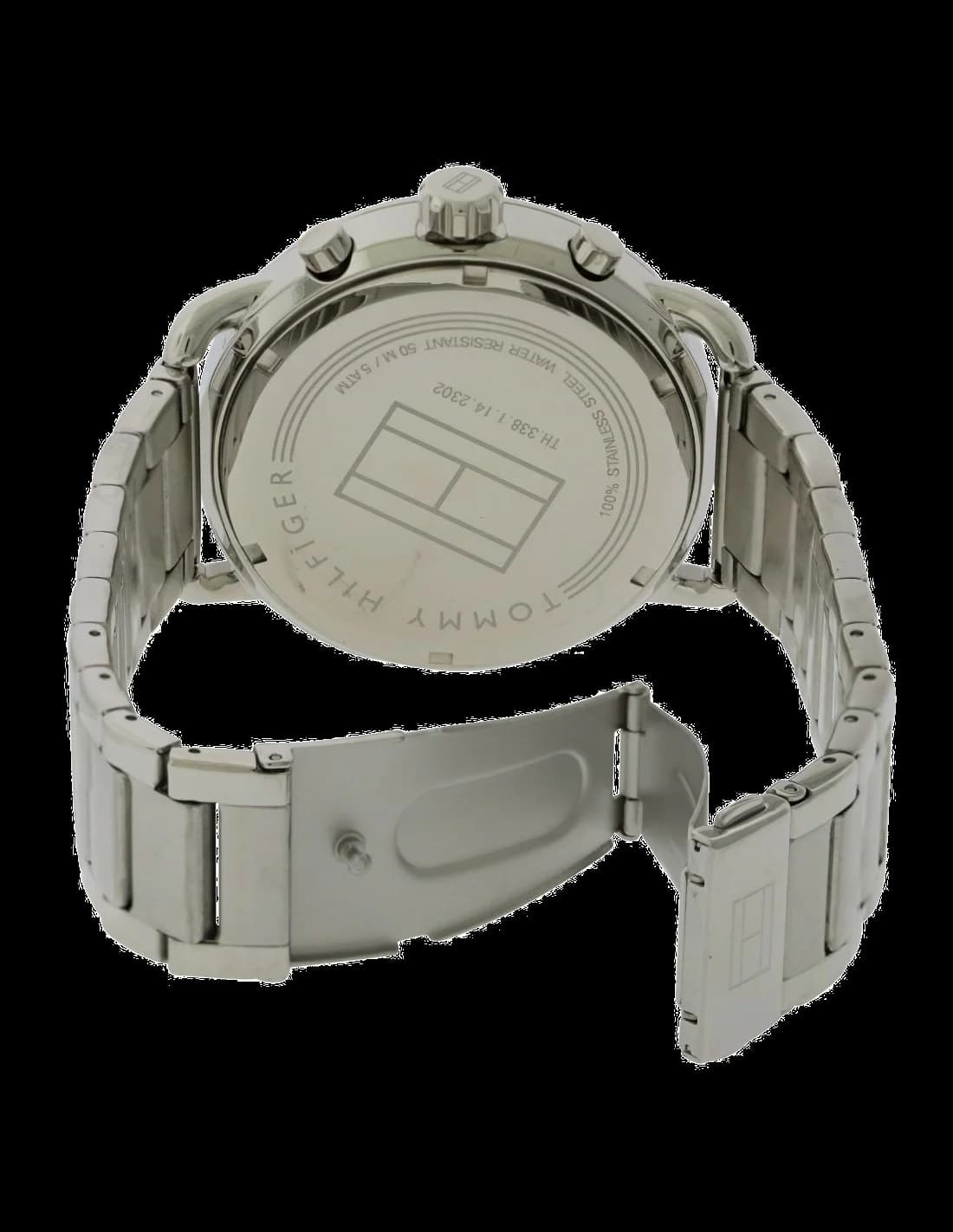 Tommy Hilfiger 1791422 Briggs Silver Stainless Steel Watch with Black Dial vue 5