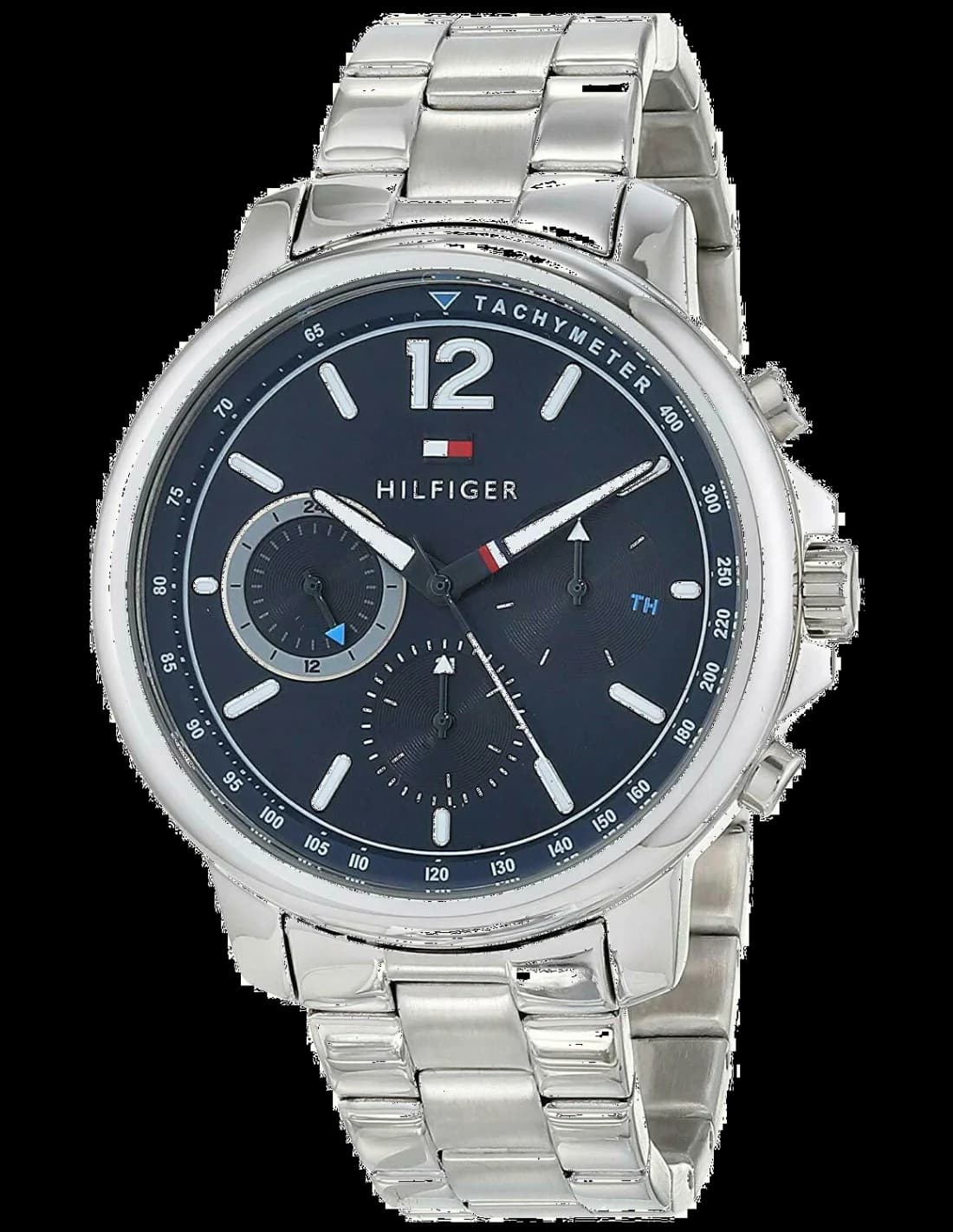 Tommy Hilfiger 1791534 vue de côté, bracelet acier
