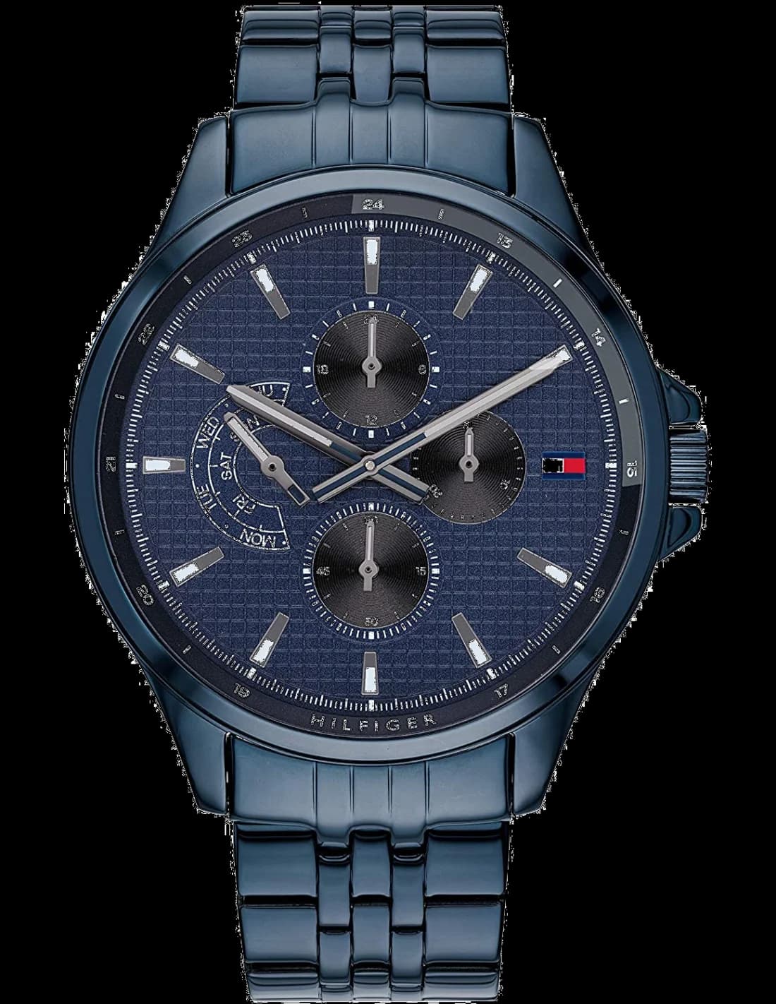 Tommy Hilfiger 1791618 vue de côté, bracelet acier