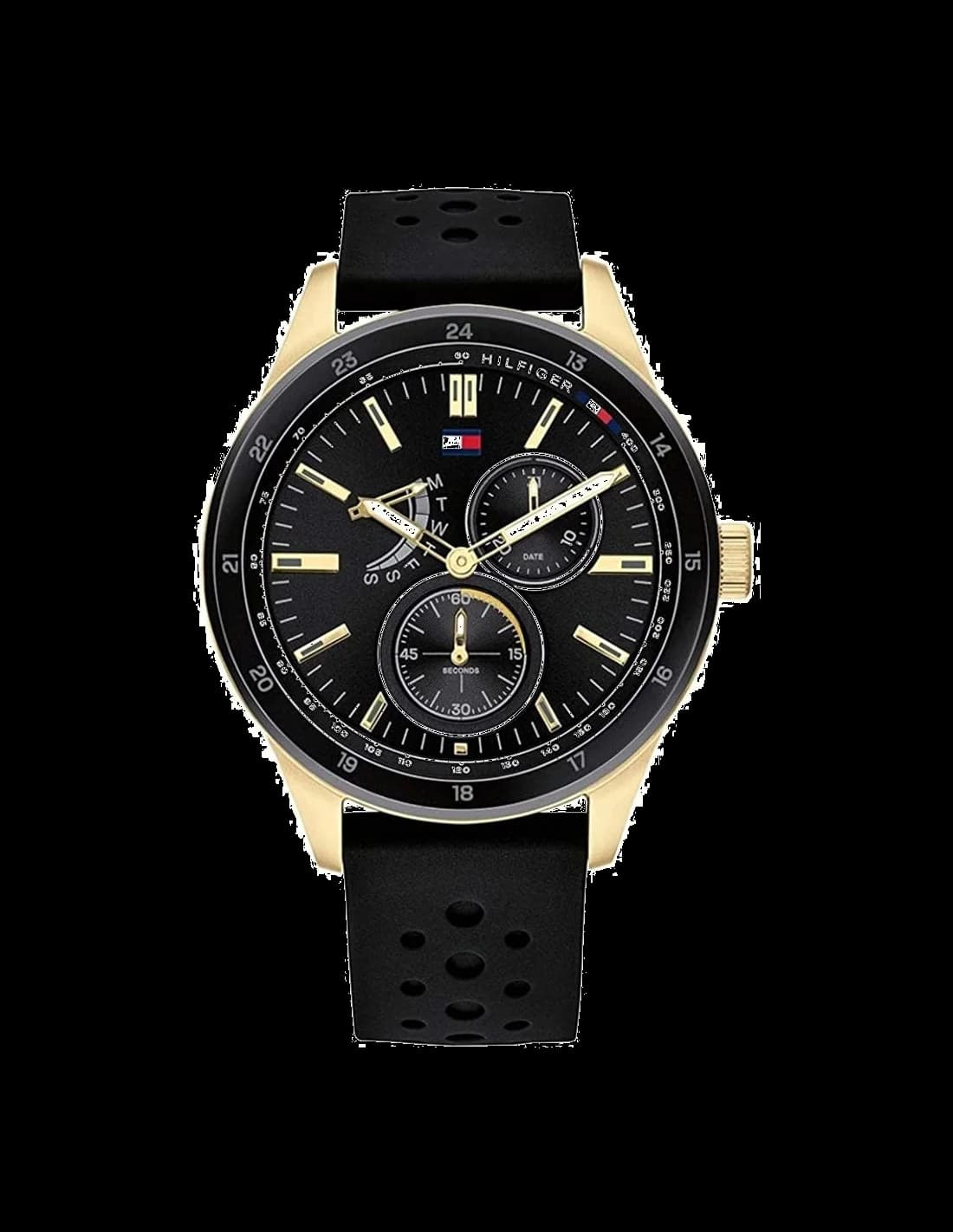 Tommy Hilfiger 1791636 vue de côté, bracelet silicone