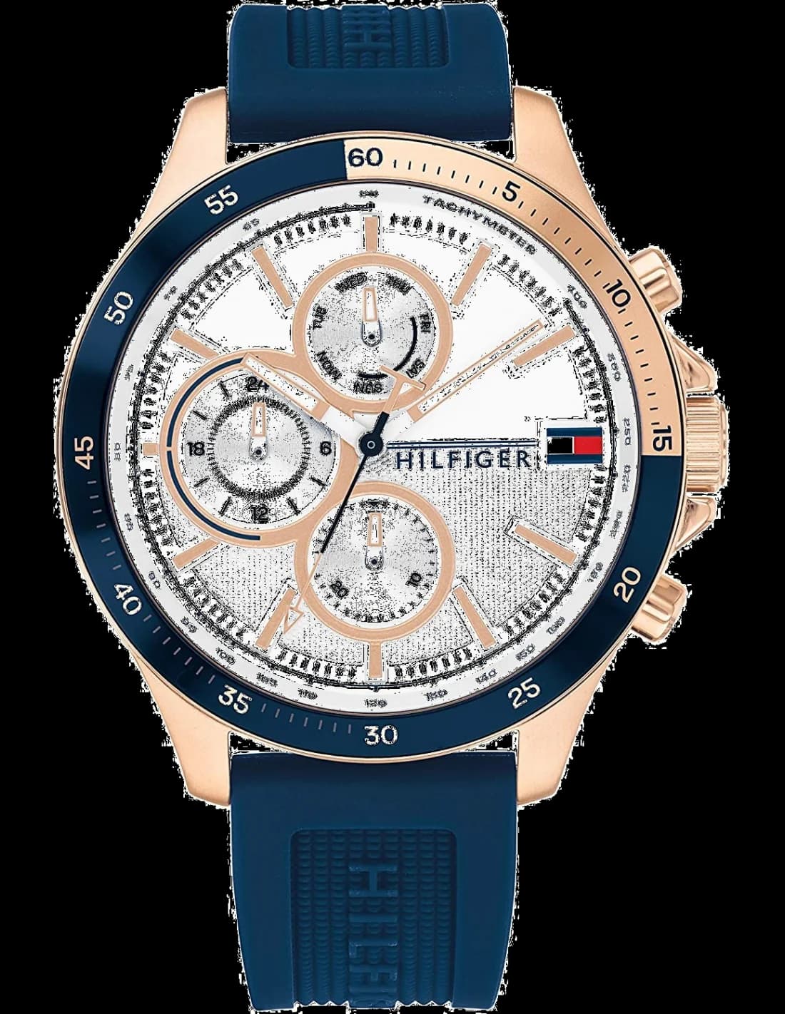 Tommy Hilfiger 1791778 vue de côté, bracelet silicone