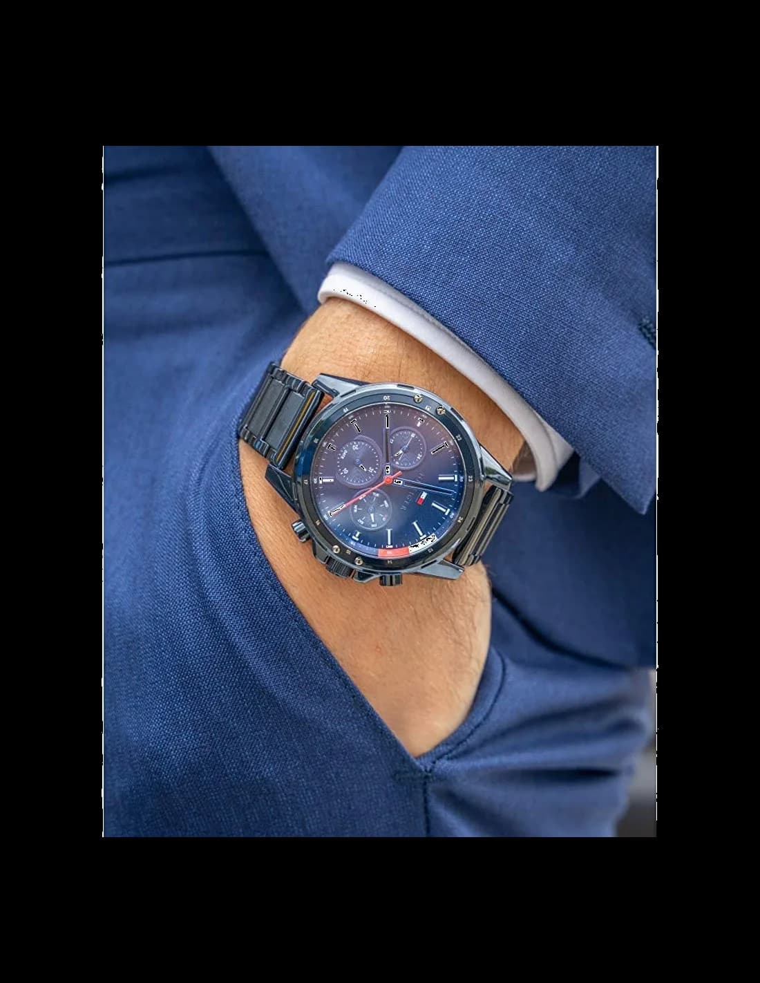 Maillons et fermoir du bracelet acier, Tommy Hilfiger 1791789
