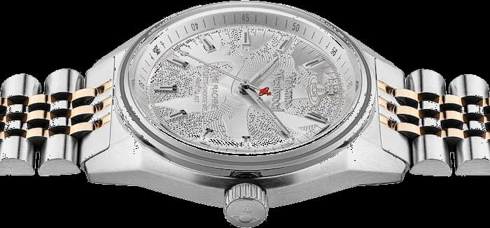 Montre Femme Vivienne Westwood Lady Sydenham VV251WSSR bracelet bicolore en acier cadran argenté vue 6
