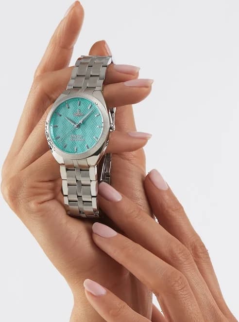 Maillons et fermoir du bracelet acier, Vivienne Westwood VV281TQSL