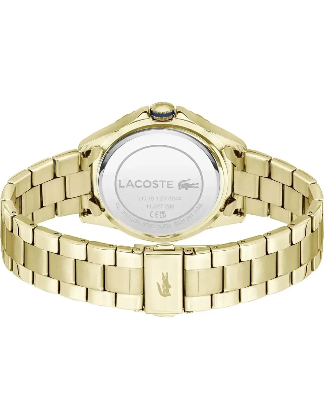 Lacoste 2001371 côté fond de boîtier or
