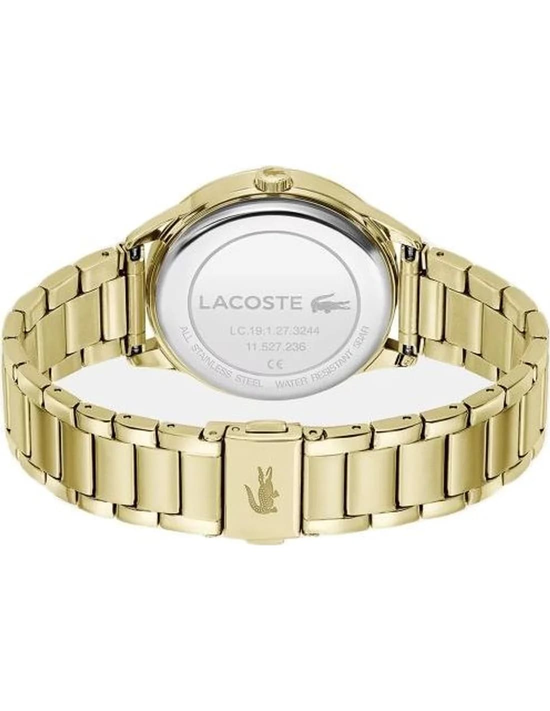 Montre Femme Lacoste Ladycroc 2001410 cadran doré bracelet acier vue 4