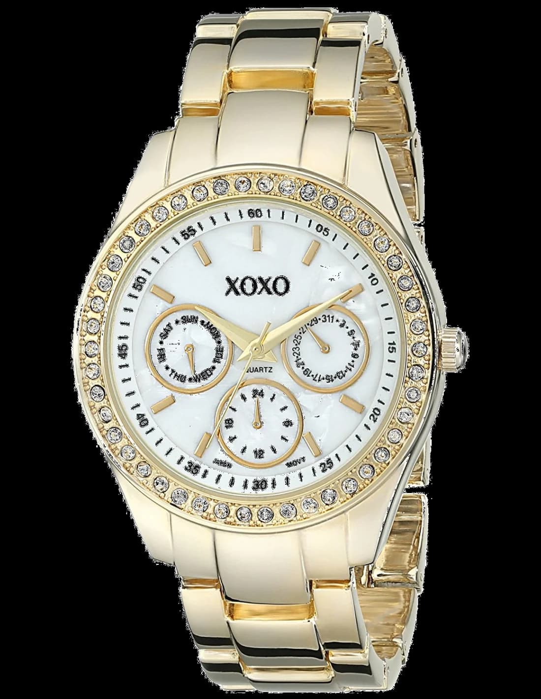 XOXO Rhinestone Accent XO5302A Women's Watch vue 2