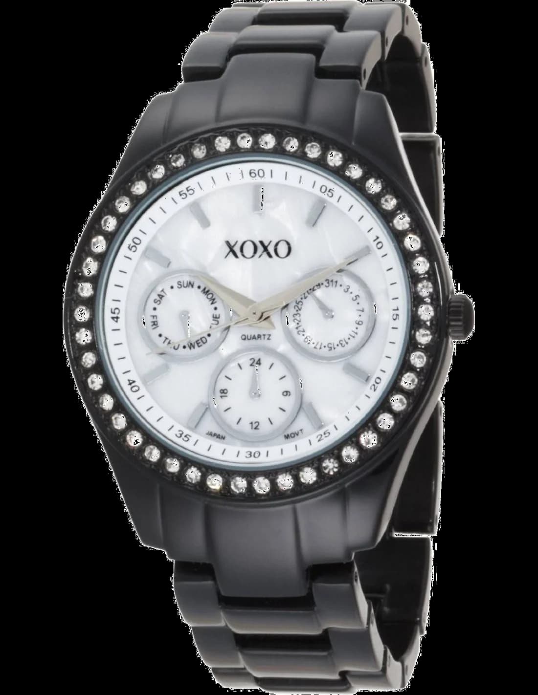 XOXO XO115 Black Women's Watch vue 2