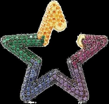 APM Monaco AE062-110260 montre femme, clip étoile multicolore