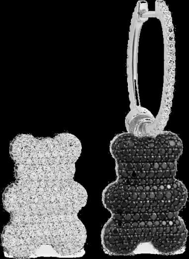 APM Monaco AE14055XZTW montre, ours APM Monaco Yummy Bear Clip en argent 925