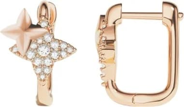 APM Monaco PE15814OX montre femme, modèle météorites carrées en or rose