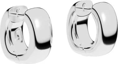 APM Monaco AE15402 montre femme, mini créoles en argent 925 lisses