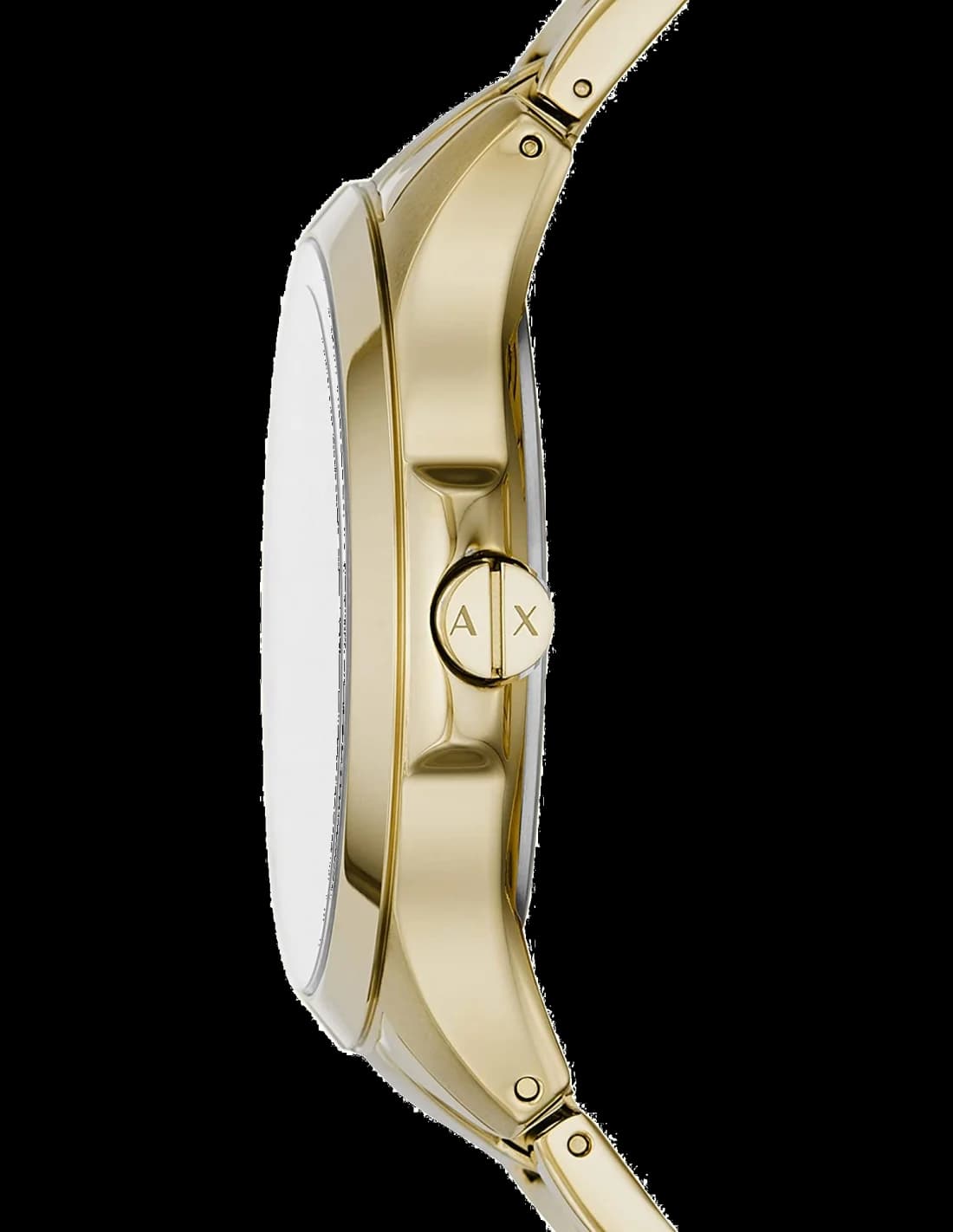 Montre Armani Exchange AX2415 en acier inoxydable doré jaune vue 4