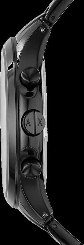 Armani Exchange AX2164 côté fond de boîtier noir