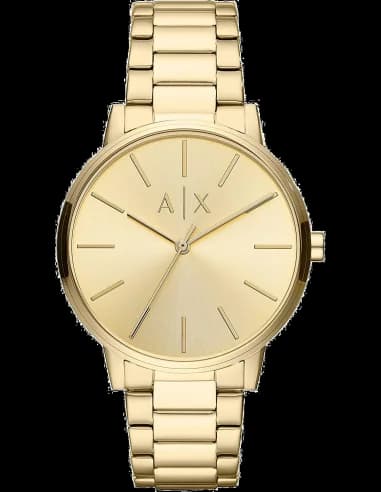 Montre Homme Armani Exchange AX2707 analogique en acier doré jaune