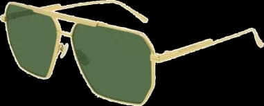 Lunettes de soleil Bottega Veneta Minimalist BV1012S en métal