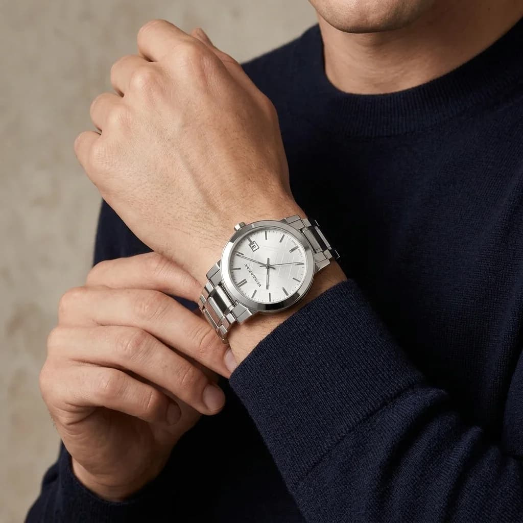 Burberry BU9000 côté fond de boîtier