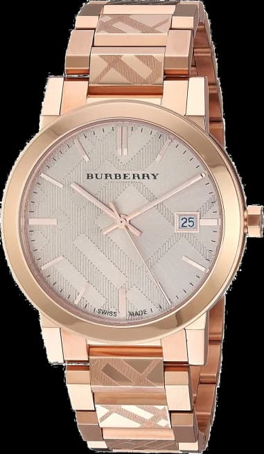 Montre Burberry BU9039 en Acier Inoxydable Or Rose 38 mm