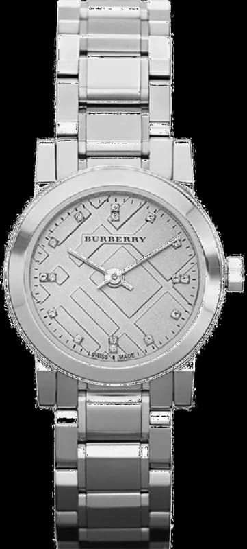 Burberry BU9213 montre femme, argent sur bracelet acier au design urbain