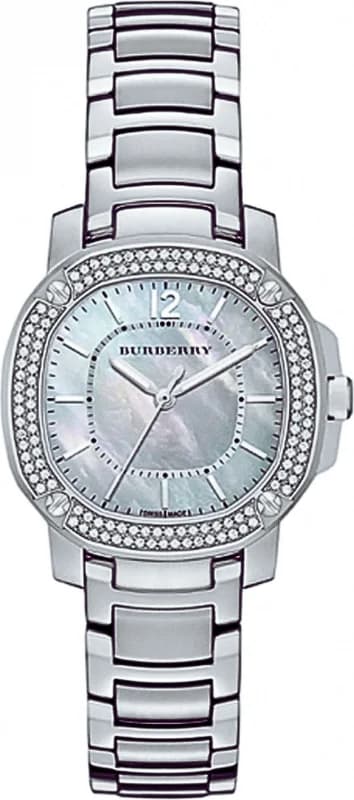 Burberry BBY1801 montre femme, cadran nacre et index cristaux