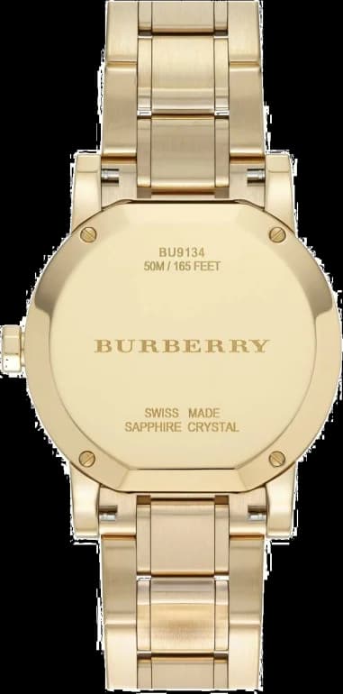 Burberry BU9134 vue de côté, bracelet acier