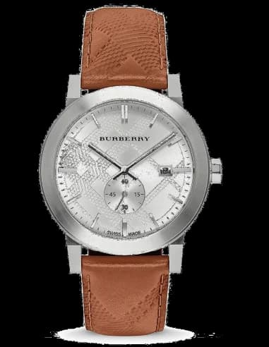 Men's Watch Burberry BU9904 with brown leather strap