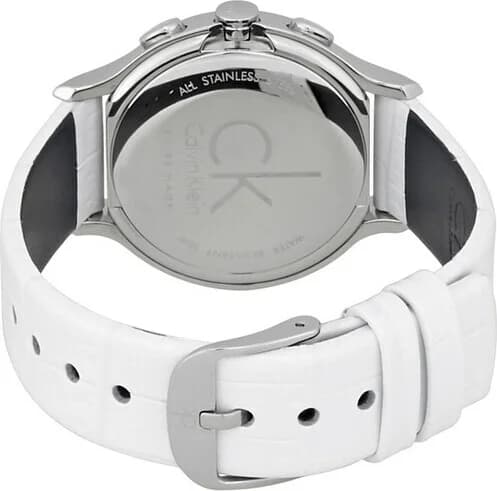 Calvin Klein K2U291L6 côté fond de boîtier argent