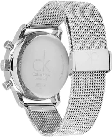 Calvin Klein K2G27126 côté fond de boîtier argent