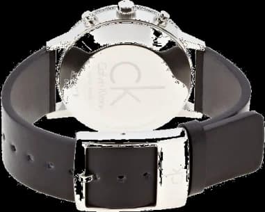 Calvin Klein K7627107 Chronograph Polished Steel and Black Leather Watch vue 4