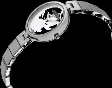 Calvin Klein K8G23146 vue de côté, bracelet acier